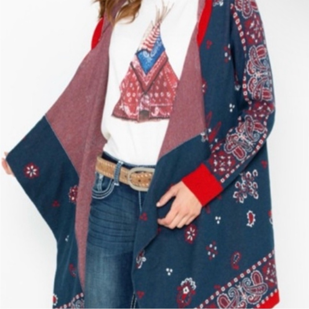 -Tasha Polizzi Western Cardigan- - Picture 4 of 8